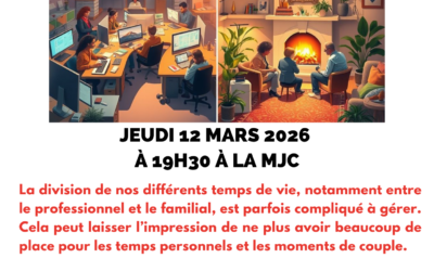 Mini conférence : comment équilibrer vie professionnelle et vie privée ?