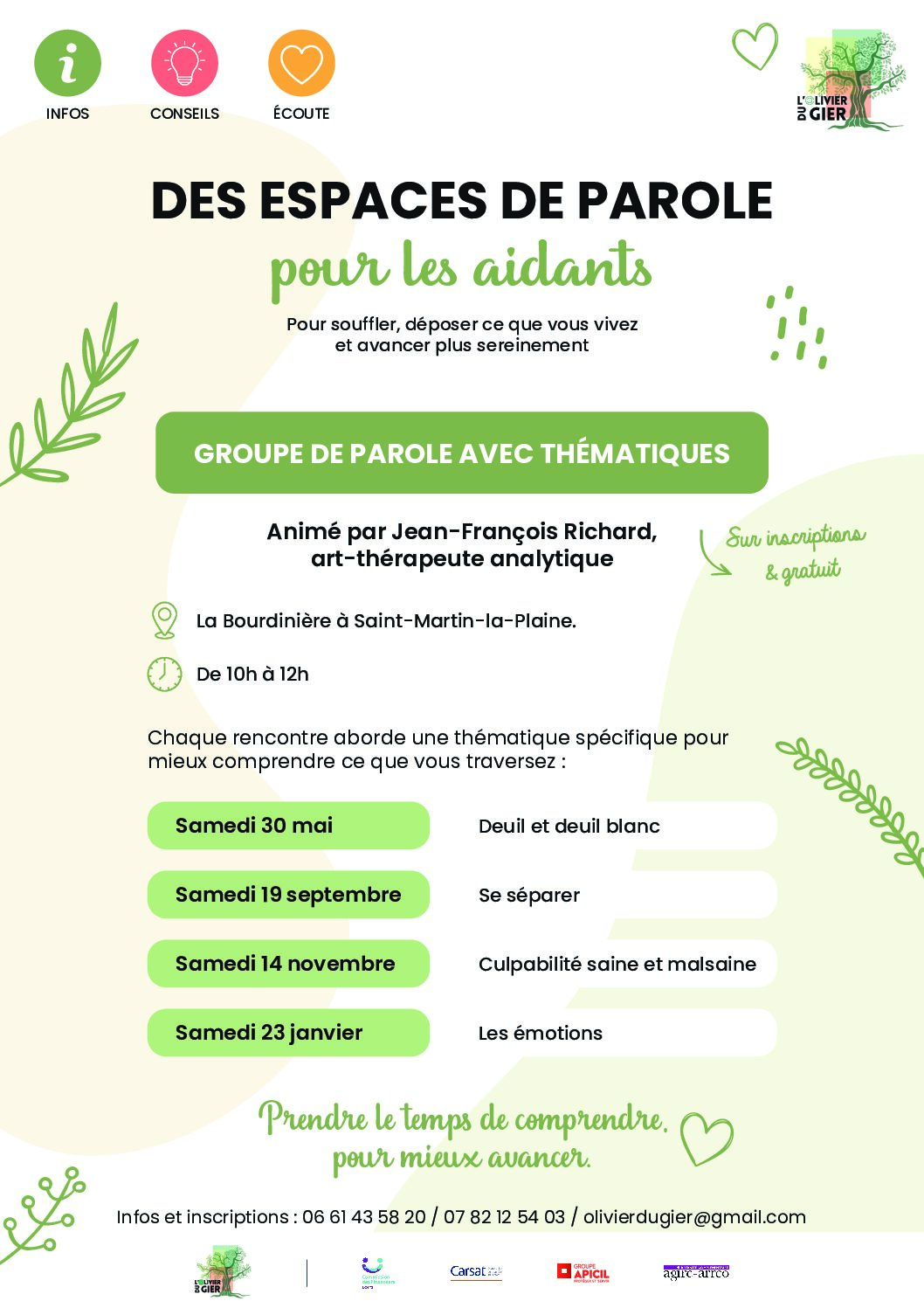 Groupe de parole pour les aidants